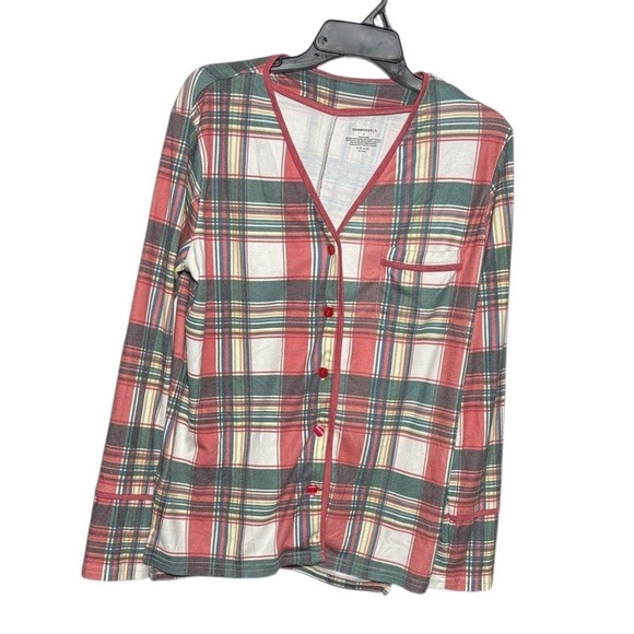 Summersalt Plaid Long Sleeve Pajama Set Size Small Soft Cozy - Picture 3 of 8